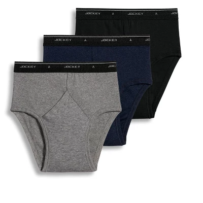 Jockey Mens Classic Low-Rise Brief 3 Pack Underwear Briefs 100% Cotton 7 Jockey Mens Classic Low-Rise Brief 3 Pack Underwear Briefs 100% Cotton - Image 5