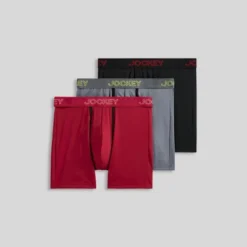 Jockey Generation™ Men's No Chafe Underwear 3pk - Black/Red/Gray -Jockey Store GUEST 0399384d 1bb5 4804 9713 1a29655b1e7b