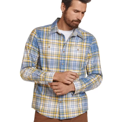 Jockey Men's Outdoors Long Sleeve Woven Button-Up Shirt 13 Jockey Men's Outdoors Long Sleeve Woven Button-Up Shirt - Image 11