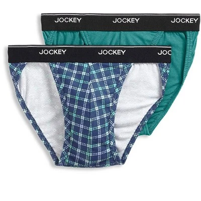 Jockey Mens Elance String Bikini 2 Pack Underwear String Bikinis 100% Cotton 12 Jockey Mens Elance String Bikini 2 Pack Underwear String Bikinis 100% Cotton - Image 10