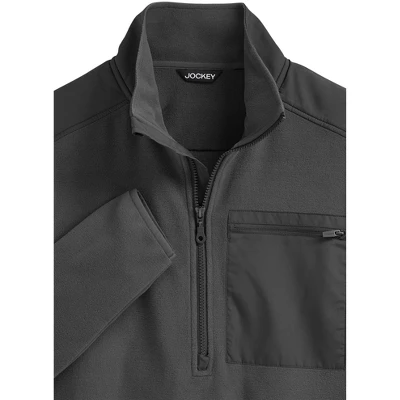 Jockey Men's Outdoors Fleece 1/2 Zip 4 Jockey Men's Outdoors Fleece 1/2 Zip - Image 2