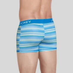Jockey Generation™ Men's 3pk Microfiber Trunks - Light Blue/Net/Blue