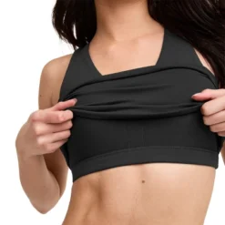 Jockey Women's EVERACTIVE V-Neck Crop Tank With Built-In Bra -Jockey Store GUEST 0d44e0f3 7e51 4a77 9ff2 2523c9a5315f