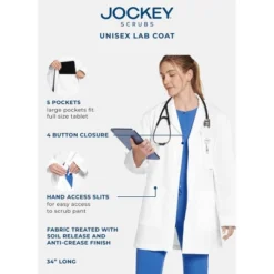 Jockey Women's 34" Unisex Scrub Lab Coat 10 Jockey Women's 34" Unisex Scrub Lab Coat -Jockey Store GUEST 173e79c8 a20f 48e1 8a35 8fc4e84eedef