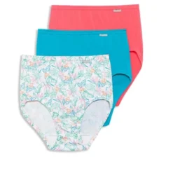 Jockey Womens Elance Brief 3 Pack Underwear Briefs 100% Cotton -Jockey Store GUEST 17578fe6 5771 4479 948c facd39dad024