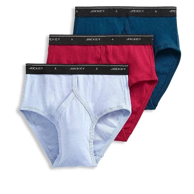 Jockey Mens Classic Low-Rise Brief 3 Pack Underwear Briefs 100% Cotton 10 Jockey Mens Classic Low-Rise Brief 3 Pack Underwear Briefs 100% Cotton - Image 8