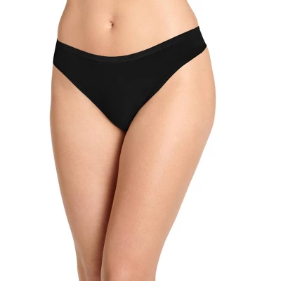 Jockey Women's Organic Cotton Stretch Logo Thong - 6 Pack 3 Jockey Women's Organic Cotton Stretch Logo Thong - 6 Pack