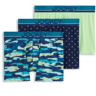 Jockey Men's Casual Cotton Stretch 3" Trunk - 3 Pack 5 Jockey Men's Casual Cotton Stretch 3" Trunk - 3 Pack - Image 3
