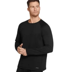 Jockey Men's Grid Fleece Thermal Long Sleeve Crew -Jockey Store GUEST 257324f1 3ca6 48fc 9c15 fdb2a7aec98b