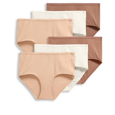 Jockey Women's Organic Cotton Stretch Logo Modern Brief - 6 Pack 6 Jockey Women's Organic Cotton Stretch Logo Modern Brief - 6 Pack - Image 4