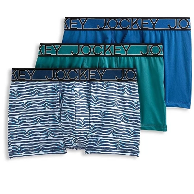 Jockey Men's Active Microfiber 2.5" Trunk - 3 Pack 8 Jockey Men's Active Microfiber 2.5" Trunk - 3 Pack - Image 6