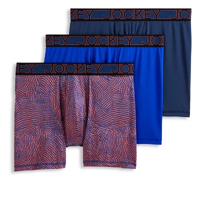 Jockey Men's Active Microfiber 5" Boxer Brief - 3 Pack 9 Jockey Men's Active Microfiber 5" Boxer Brief - 3 Pack - Image 7