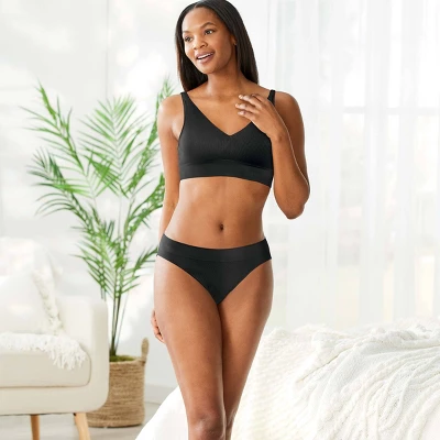 Jockey Generation™ Women's Recycled Seamfree Ribbed Plunge Bralette 4 Jockey Generation™ Women's Recycled Seamfree Ribbed Plunge Bralette - Image 2