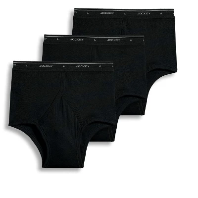 Jockey Mens Classic Brief 3 Pack Underwear Briefs 100% Cotton 5 Jockey Mens Classic Brief 3 Pack Underwear Briefs 100% Cotton - Image 3