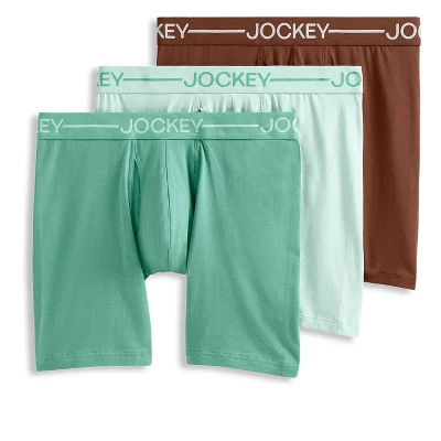 Jockey Men's Organic Cotton Stretch 6.5" Boxer Brief - 3 Pack 7 Jockey Men's Organic Cotton Stretch 6.5" Boxer Brief - 3 Pack - Image 5