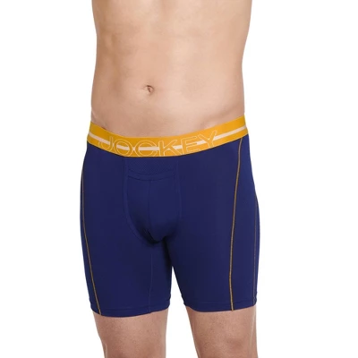 Jockey Men Sport Silver Microfiber 7.5" Boxer Brief 4 Jockey Men Sport Silver Microfiber 7.5" Boxer Brief - Image 2