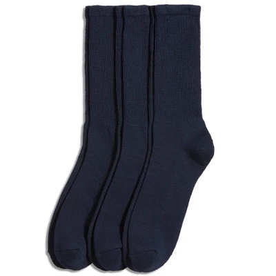 Jockey Men's Non-Binding Crew Socks - 3 Pack 6 Jockey Men's Non-Binding Crew Socks - 3 Pack - Image 4