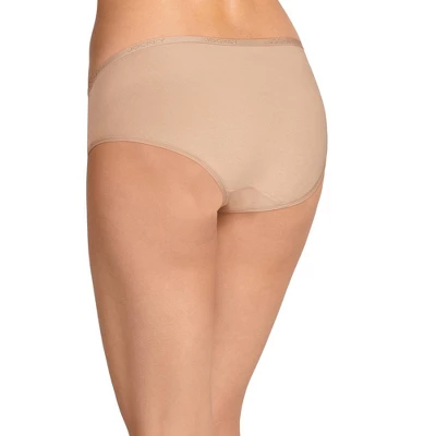 Jockey Women's Organic Cotton Stretch Logo Hipster - 6 Pack 4 Jockey Women's Organic Cotton Stretch Logo Hipster - 6 Pack - Image 2