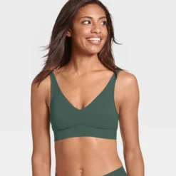 Jockey Generation™ Women's Recycled Seamfree Ribbed Plunge Bralette 10 Jockey Generation™ Women's Recycled Seamfree Ribbed Plunge Bralette -Jockey Store GUEST 47df0ae4 04d2 4b30 8a94 aed73fe5050e
