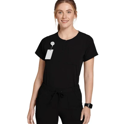 Jockey Women's Henley Scrub Top 6 Jockey Women's Henley Scrub Top - Image 4