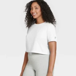 Jockey Generation™ Women's Organic Cotton Stretch Cropped T-Shirt - White 9 Jockey Generation™ Women's Organic Cotton Stretch Cropped T-Shirt - White -Jockey Store GUEST 533802e7 85a4 45dc 8364 4f69ed97b6d4
