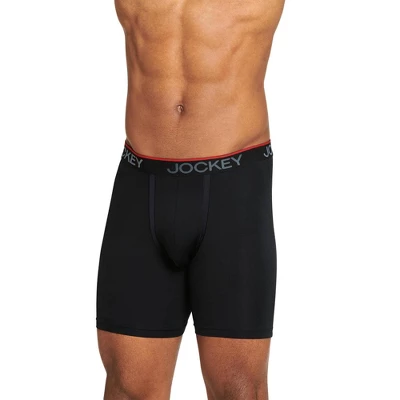 Jockey Men's Chafe Proof Pouch Microfiber 6" Boxer Brief 7 Jockey Men's Chafe Proof Pouch Microfiber 6" Boxer Brief - Image 5