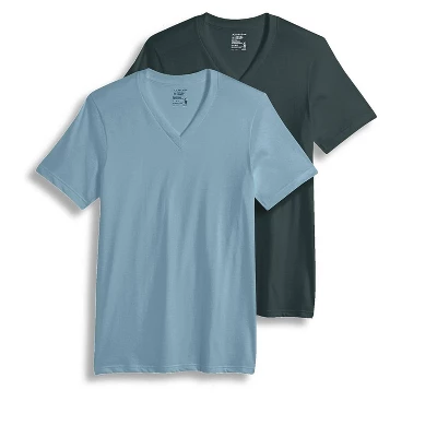 Jockey Men's Tall Man Classic V-Neck - 2 Pack 6 Jockey Men's Tall Man Classic V-Neck - 2 Pack - Image 4