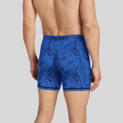 Jockey Generation™ Men's Micro Stretch 3pk Boxer Briefs - Blue 4 Jockey Generation™ Men's Micro Stretch 3pk Boxer Briefs - Blue - Image 2