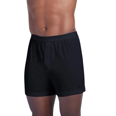 Jockey Men Seamless Waistband Knit 4.5" Boxer 4 Jockey Men Seamless Waistband Knit 4.5" Boxer - Image 2