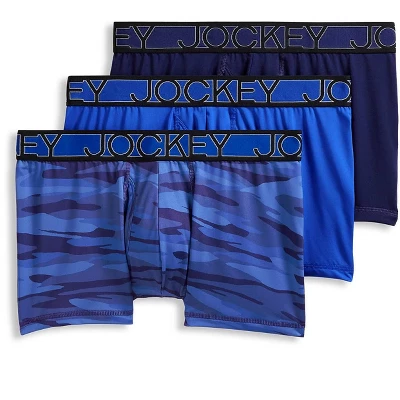 Jockey Men's Active Microfiber 2.5" Trunk - 3 Pack 5 Jockey Men's Active Microfiber 2.5" Trunk - 3 Pack - Image 3