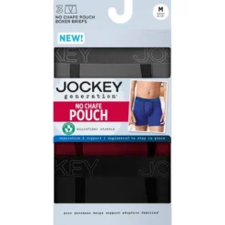 Jockey Generation™ Men's No Chafe Underwear 3pk - Black/Red/Gray -Jockey Store GUEST 6083eba3 36c8 4f18 ae28 0ee16524f4ad