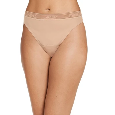 Jockey Women's Worry Free Microfiber Light Absorbency Thong 4 Jockey Women's Worry Free Microfiber Light Absorbency Thong - Image 2