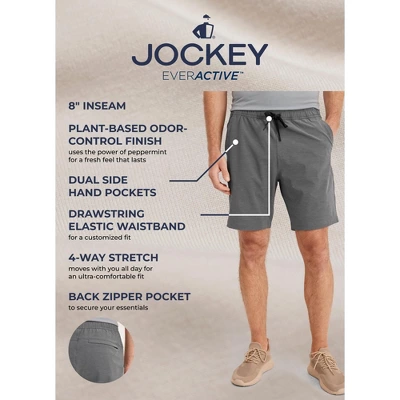 Jockey Men's EVERACTIVE 8" Woven Short 4 Jockey Men's EVERACTIVE 8" Woven Short - Image 2