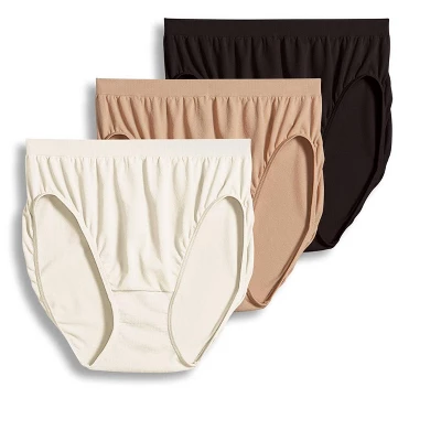 Jockey Womens Comfies Microfiber French Cut 3 Pack Underwear French Cuts Nylon 5 Jockey Womens Comfies Microfiber French Cut 3 Pack Underwear French Cuts Nylon - Image 3