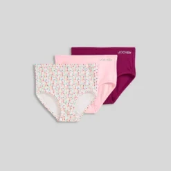 Jockey Generation™ Girls' 3pk Briefs - White/Pink -Jockey Store GUEST 65a19bcd 3381 4e2a b691 3dcb894e76a6