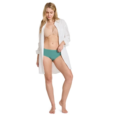 Jockey Women's Worry Free Cotton Stretch Moderate Absorbency Hipster 5 Jockey Women's Worry Free Cotton Stretch Moderate Absorbency Hipster - Image 3