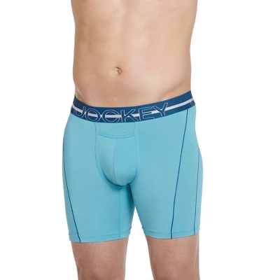 Jockey Men Sport Silver Microfiber 7.5" Boxer Brief 6 Jockey Men Sport Silver Microfiber 7.5" Boxer Brief - Image 4