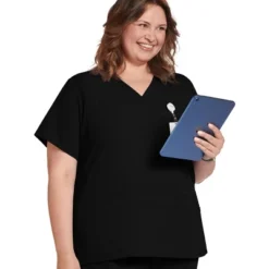 Jockey Women's True Fit Crossover V-Neck Scrub Top -Jockey Store GUEST 7030b6dd bff0 4c9d a34c e1c67fbb5803