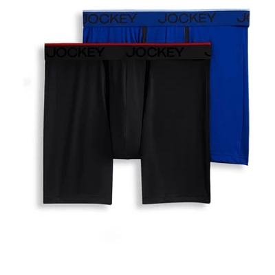 Jockey Men's Big Man Chafe Proof Pouch Microfiber 6" Boxer Brie 4 Jockey Men's Big Man Chafe Proof Pouch Microfiber 6" Boxer Brie - Image 2