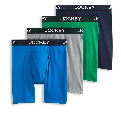 Jockey Men's Lightweight Cotton Blend 7" Long Leg Boxer Brief - 7 Jockey Men's Lightweight Cotton Blend 7" Long Leg Boxer Brief - - Image 5