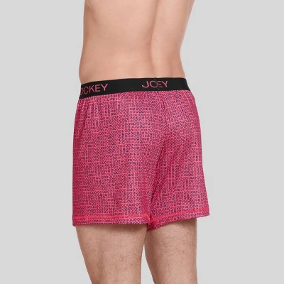 Jockey Generation™ Men's Microfiber Boxers 3pk - Gray/Navy Blue/Red 4 Jockey Generation™ Men's Microfiber Boxers 3pk - Gray/Navy Blue/Red - Image 3