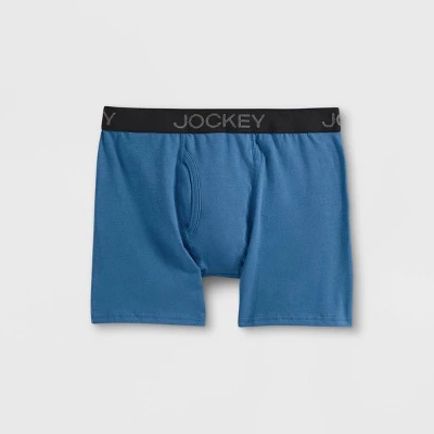 Jockey Generation™ Boys' 3pk Stretch Boxer Briefs - Blue/Gray/Black 3 Jockey Generation™ Boys' 3pk Stretch Boxer Briefs - Blue/Gray/Black - Image 2