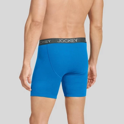 Jockey Generation™ Men's Stay New Magnolia Leaves Boxer Briefs 3pk - Blue 3 Jockey Generation™ Men's Stay New Magnolia Leaves Boxer Briefs 3pk - Blue