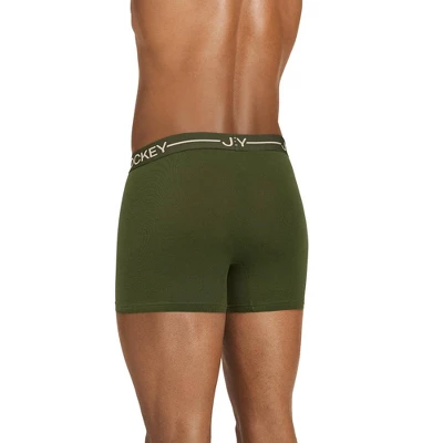 Jockey Men's Organic Cotton Stretch 4" Trunk - 3 Pack 4 Jockey Men's Organic Cotton Stretch 4" Trunk - 3 Pack - Image 2