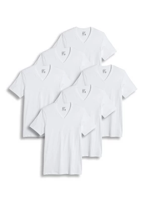 Jockey Men's Big & Tall Classic V-Neck T-Shirt - 6 Pack 5 Jockey Men's Big & Tall Classic V-Neck T-Shirt - 6 Pack - Image 3