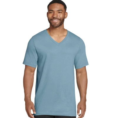 Jockey Men's Big Man Classic V-Neck T-Shirt - 2 Pack 6 Jockey Men's Big Man Classic V-Neck T-Shirt - 2 Pack - Image 4