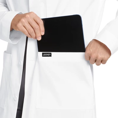Jockey Women's 34" Unisex Scrub Lab Coat 6 Jockey Women's 34" Unisex Scrub Lab Coat - Image 5