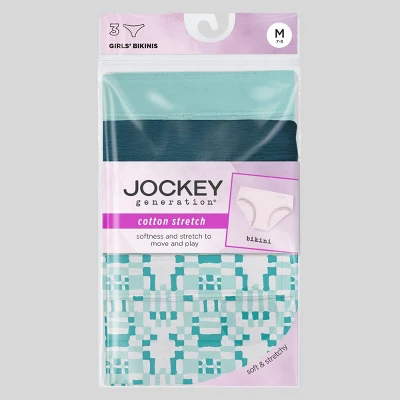 Jockey Generation™ Girls' 3pk Bikini - Blue 4 Jockey Generation™ Girls' 3pk Bikini - Blue - Image 2