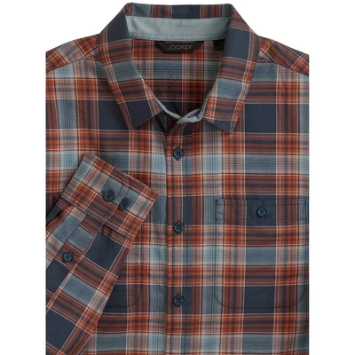 Jockey Men's Outdoors Long Sleeve Woven Button-Up Shirt 4 Jockey Men's Outdoors Long Sleeve Woven Button-Up Shirt - Image 2