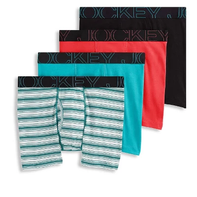 Jockey Men's ActiveBlend 5" Boxer Brief - 4 Pack 6 Jockey Men's ActiveBlend 5" Boxer Brief - 4 Pack - Image 4
